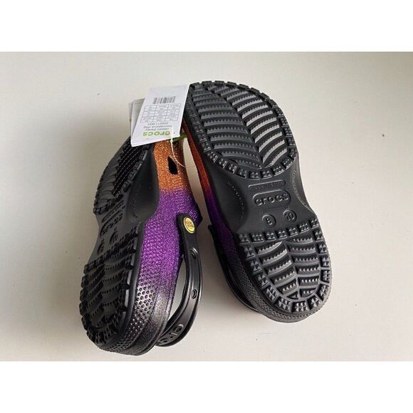 Crocs Disney Hocus Pocus Slip On Classic Clogs Sandals Jibbitz Men’s 8 Women 10 - Picture 8 of 10